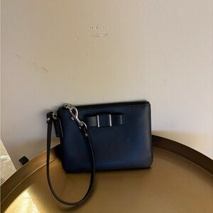 Elegant Black Wristlet Clutch